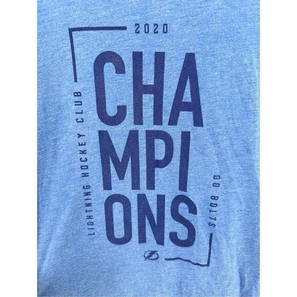 Tampa Bay Lightning 2020 Champions Tee - Picture 2 of 4